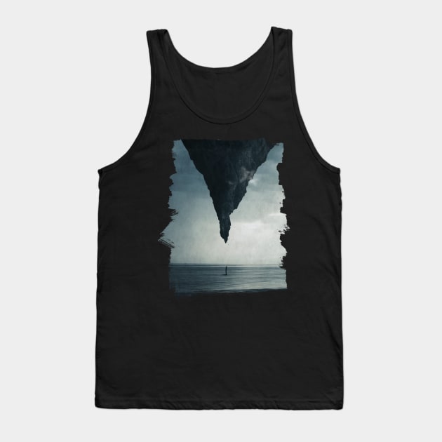 what if - man standing under a giant rock Tank Top by DyrkWyst